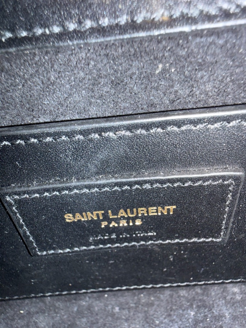 SOLD Saint Laurent Black Leather Kate Chain Tassel Crossbody Bag - Picture 13 of 14